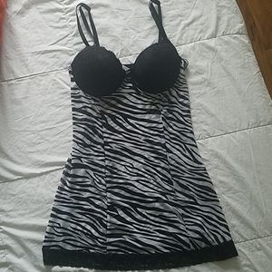 Lingerie Zebra Camisole